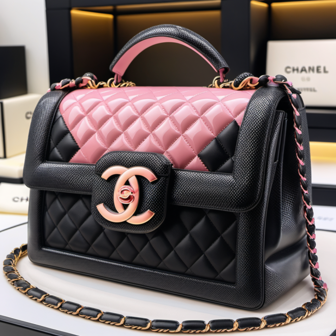 Chanel Black and Pink